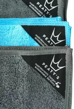 Peaty's Bamboo Bicycle Cleaning Cloths Chiffons De Nettoyage -Topeak Soldes 20114315 Peatys Bamboo Bicycle Cleaning Cloths Reinigungstucher PE PBC GBG 2