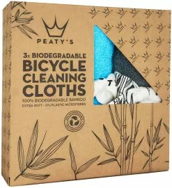 Peaty's Bamboo Bicycle Cleaning Cloths Chiffons De Nettoyage -Topeak Soldes 20114315 Peatys Bamboo Bicycle Cleaning Cloths Reinigungstucher PE PBC GBG 3