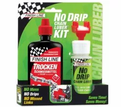 Finish Line No Drip Chain Luber Combo, Y Compris 120ml De Lubrifiant Sec