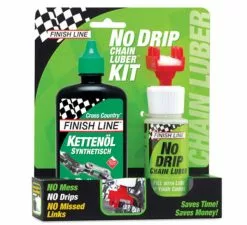 Finish Line No Drip Chain Luber Combo Avec 120ml D'huile Pour Chaîne Cross Country