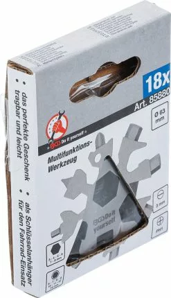 BGS Technic Outil Multifonctionnel 18 En 1 Acier Inoxydable -Topeak Soldes BGS technic 85880 20126168 Multifunktionswerkzeug 18 in 1 Edelstahl 7