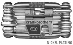 Crankbrothers Multi-19 Multitool -Topeak Soldes CrankBrothers Multi 19 Multitool nickel plating