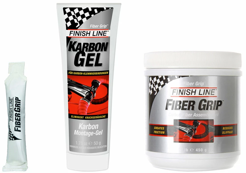 Finish Line Gel De Montage En Fibre De Carbone Fiber Grip