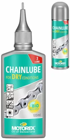 Motorex Chainlube DRY Conditions Huile Pour Chaîne
