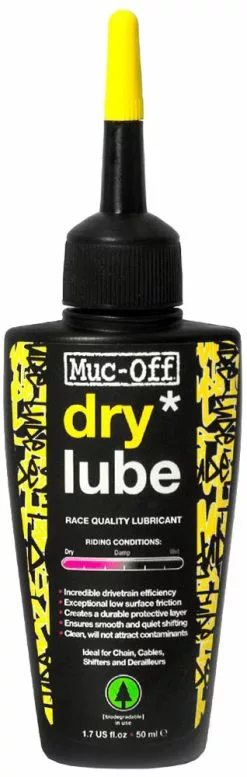 Muc-Off Dry Lube Huile Pour Chaîne Sèche -Topeak Soldes Muc Off Dry Lube 50ml 1