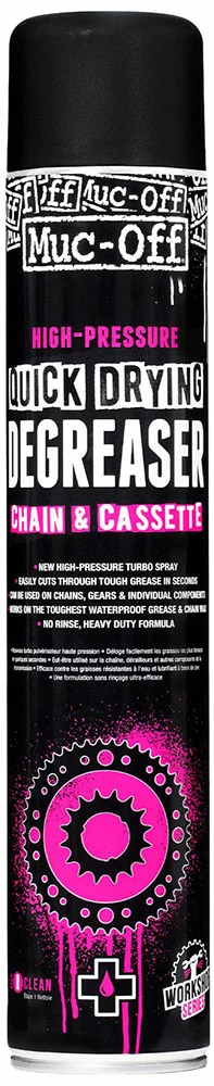 Muc-Off Quick Drying Degreaser Aérosol Dégraissant 750ml