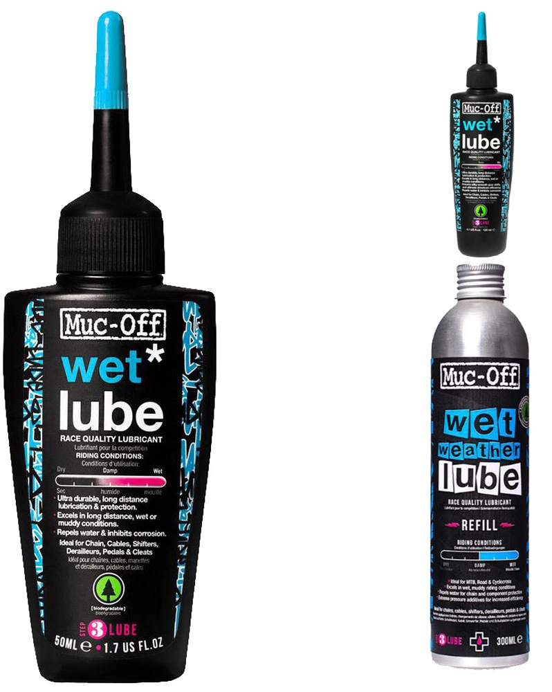 Muc-Off Wet Lube Huile Pour Chaînes Humides 3 Muc-Off Wet Lube Huile Pour Chaînes Humides