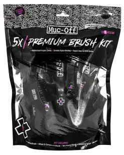 Muc-Off 5 X Jeu De Pinceaux -Topeak Soldes Muc Off 5 x Bursten Set MU BRU 0206 f