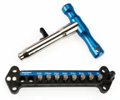 Park Tool Jeu De Clés à Embouts à Changement Rapide Avec Poignée En T, Embouts Incl. QTH-1