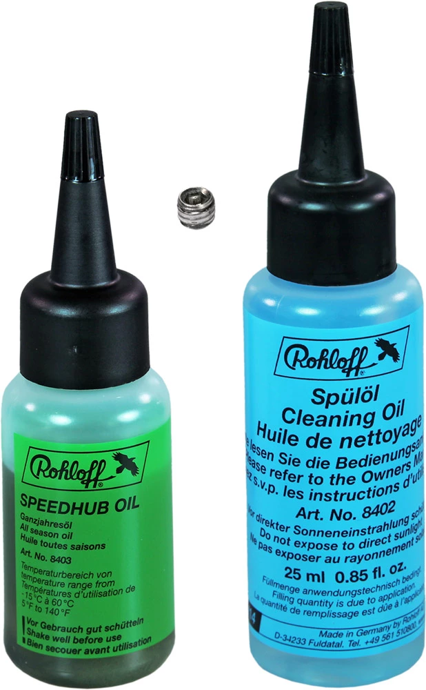 Rohloff Oil Of Speedhub 500/14 25 Ml Set Huile Toute Saison Et Huile De Rinçage 3 Rohloff Oil Of Speedhub 500/14 25 Ml Set Huile Toute Saison Et Huile De Rinçage