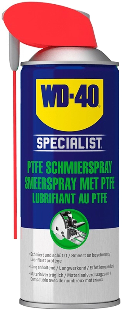 WD-40 Specialist® Spray Lubrifiant PTFE Haute Performance 400ml 3 WD-40 Specialist® Spray Lubrifiant PTFE Haute Performance 400ml