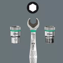 Wera 8100 SA 8 Jeu Cliquet Zyklop Metal (1/4") -Topeak Soldes Wera 8100 SA 8 Zyklop Metal Knarrensatz Umschalthebel 14 Antrieb metrisch 4013288173836 4