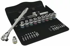 Wera 8100 SC 8 Jeu Cliquet Zyklop Metal (1/2")