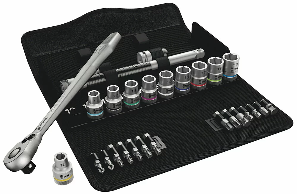 Wera 8100 SC 8 Jeu Cliquet Zyklop Metal (1/2") 3 Wera 8100 SC 8 Jeu Cliquet Zyklop Metal (1/2")