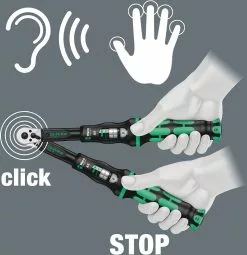 Wera Click-Torque B1 - Clé Dynamométrique à Cliquet 3/8" (10-50Nm) -Topeak Soldes Wera Click Torque B1 05075610001 4