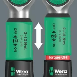 Wera Safe-Torque A1 - Clé Dynamométrique 1/4" (2-12Nm) -Topeak Soldes Wera Safe Torque A1 05075800001 4
