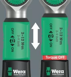 Wera Safe-Torque A1 Set 1 - Clé Dynamométrique 1/4" (2-12Nm) -Topeak Soldes Wera Safe Torque A1 Set 1 4013288223005 4
