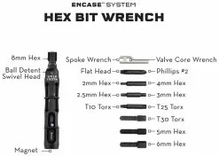 Wolf Tooth Components Système Hex Bit Wrench Multitool EnCase -Topeak Soldes Wolf Tooth Components EnCase Hex Bit Wrench Multitool 810006801781 4