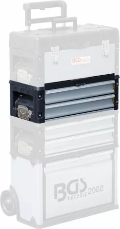 BGS Technic Mallette à Outils à Coque Dure Rehausse Avec 2 Tiroirs -Topeak Soldes bgs technic 2002 3 20114160 Hartschalen Werkzeugkoffer Aufsatz mit 2 Schubladen 4